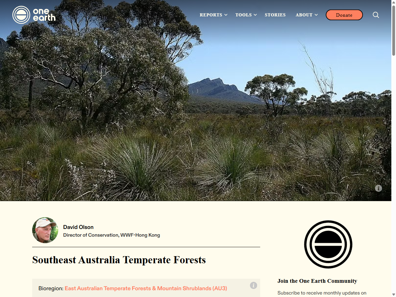 Preview of Southeast Australia Temperate Forests | One Earth, accessed August 12, 2025,
