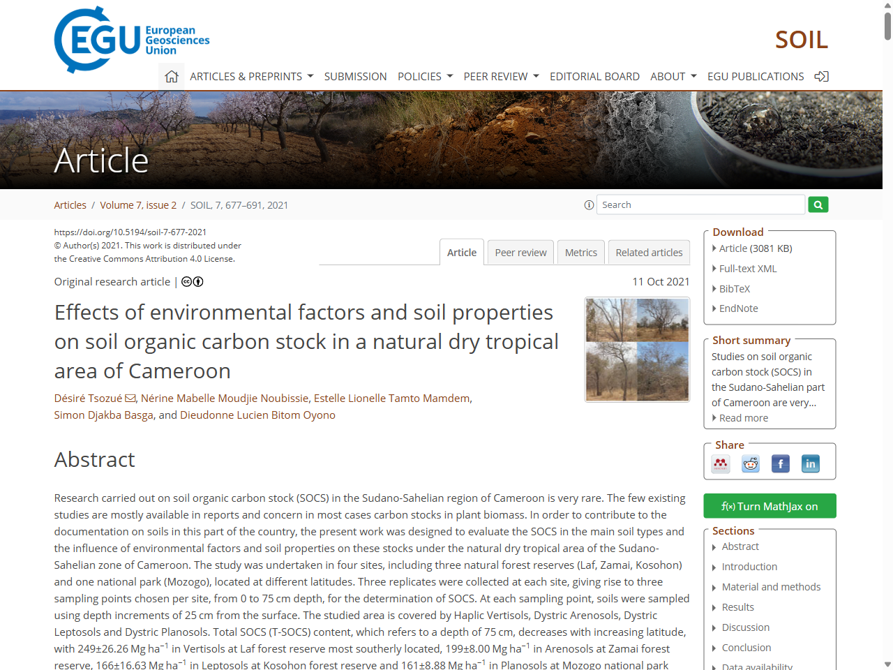 Preview of Is there a critical level of organic matter in the agricultural soils of temperate regions: A review | Request PDF - ResearchGate, accessed August 11, 2025