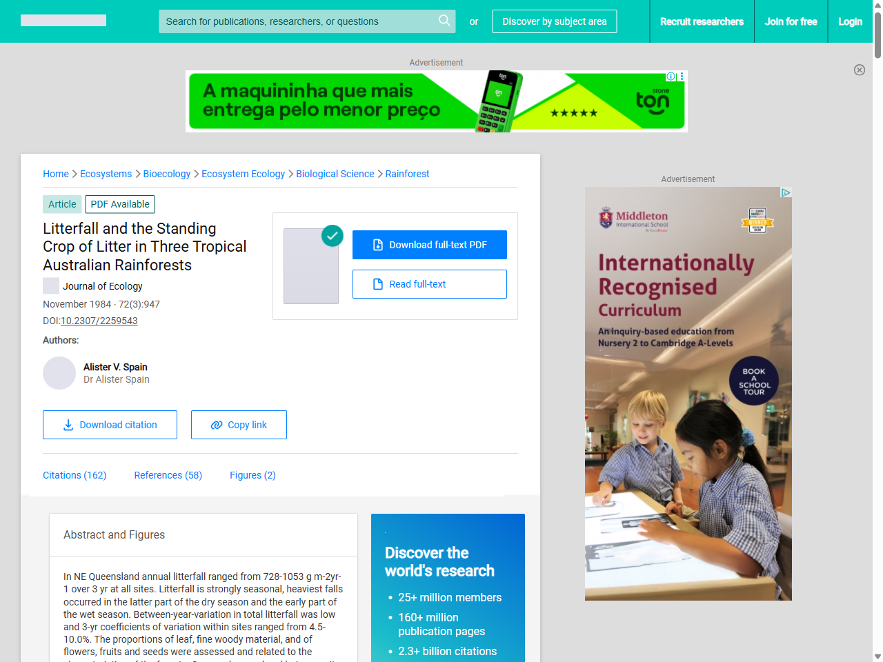 Preview of Controls over leaf litter decomposition in wet tropical forests | Request PDF - ResearchGate, accessed August 3, 2025