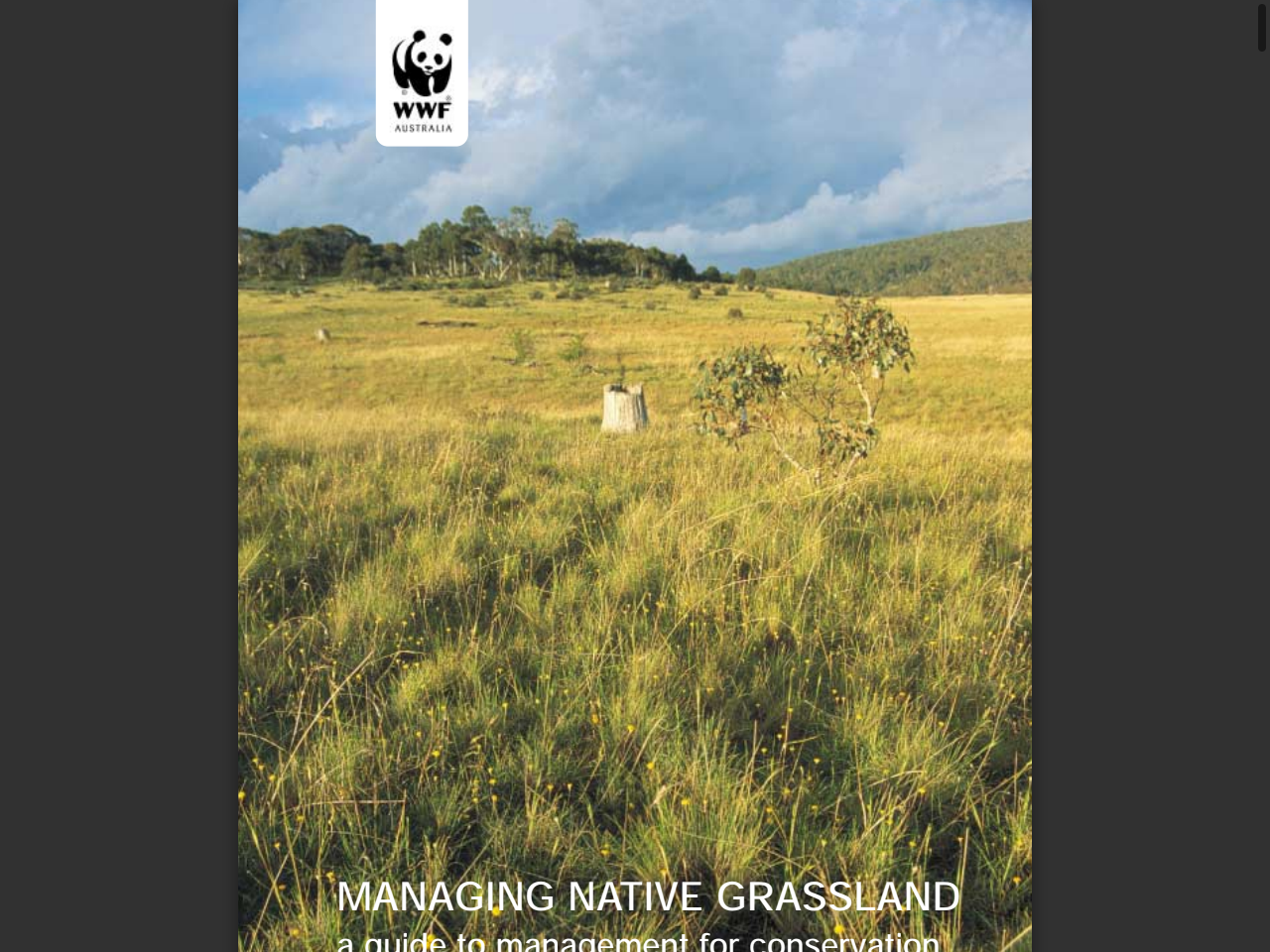 Preview of MANAGING NATIVE GRASSLAND - Hotspots Fire Project, accessed August 10, 2025