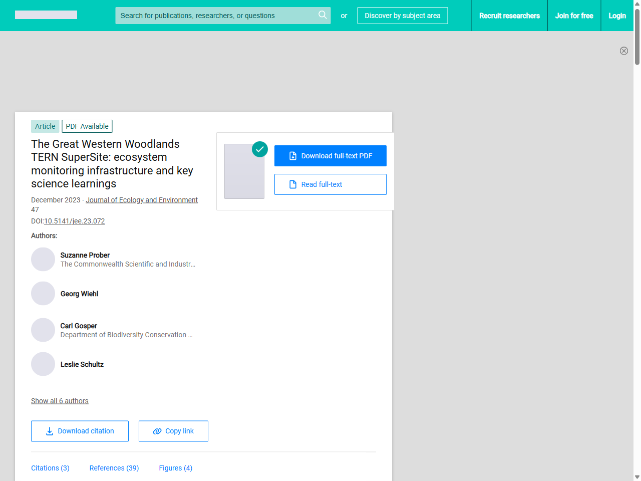 Preview of Pulsford, I. (2017). The response of Callitris glaucophylla – Eucalyptus albens woodland to exclusion of mammalian herbivores in Kosciuszko National Park, NSW. Master's Thesis, Australian National University.