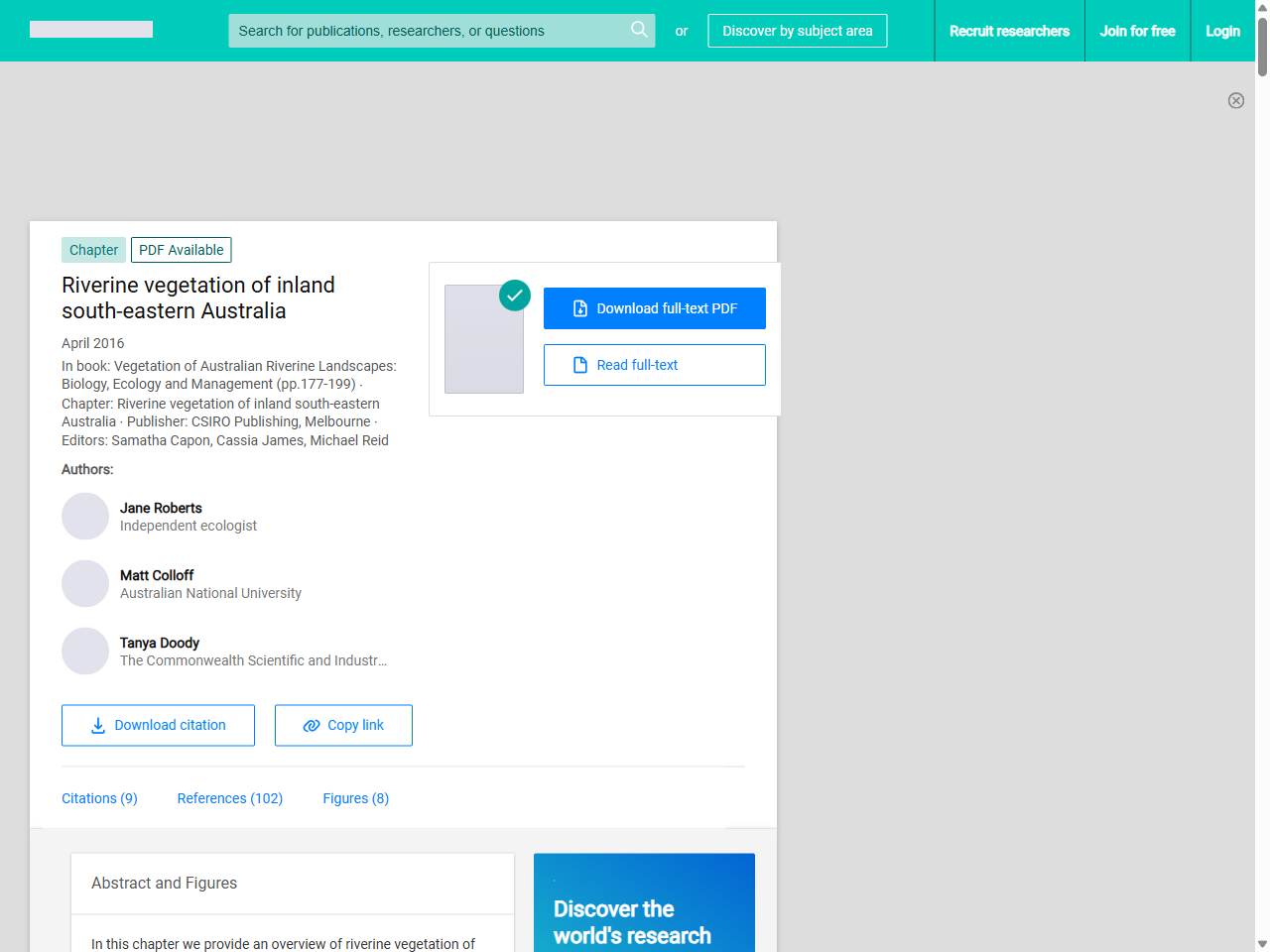 Preview of Rivers, wetlands and floodplains | Murray–Darling Basin Authority