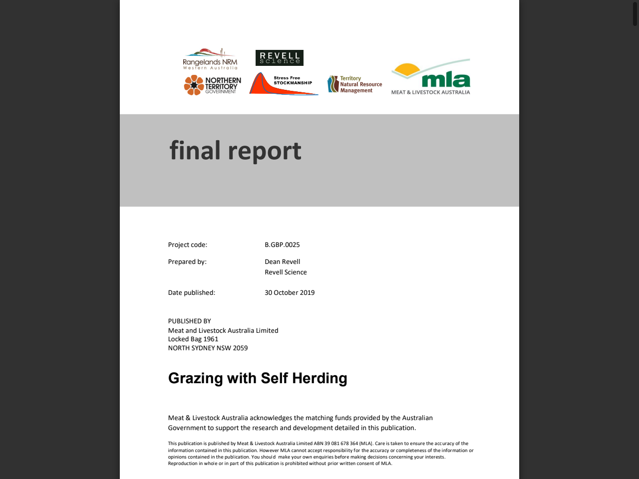 Preview of final report - FutureBeef, accessed July 28, 2025