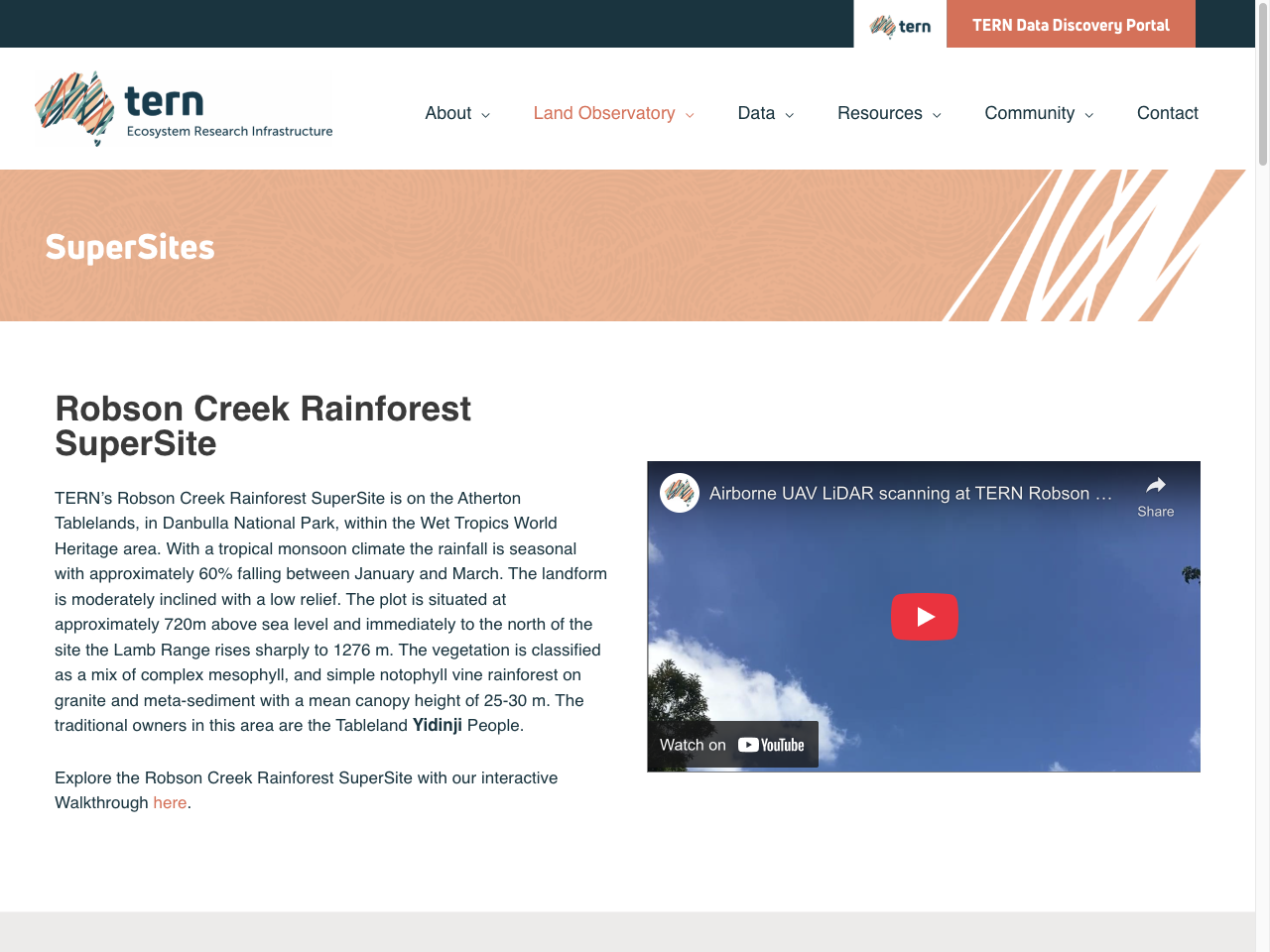 Preview of Robson Creek Rainforest SuperSite | Atherton Tablelands | QLD - TERN Australia, accessed July 22, 2025, 