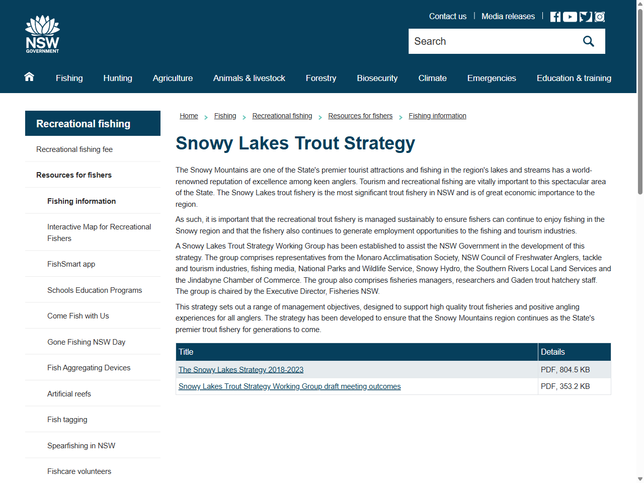 Preview of Snowy Lakes Trout Strategy - NSW Department of Primary Industries, accessed August 17, 2025,