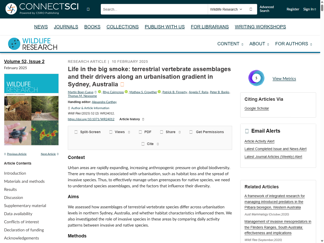 Preview of Six Mile Creek Lowland Rainforest of Subtropical Australia Baseline ..., accessed July 21, 2025