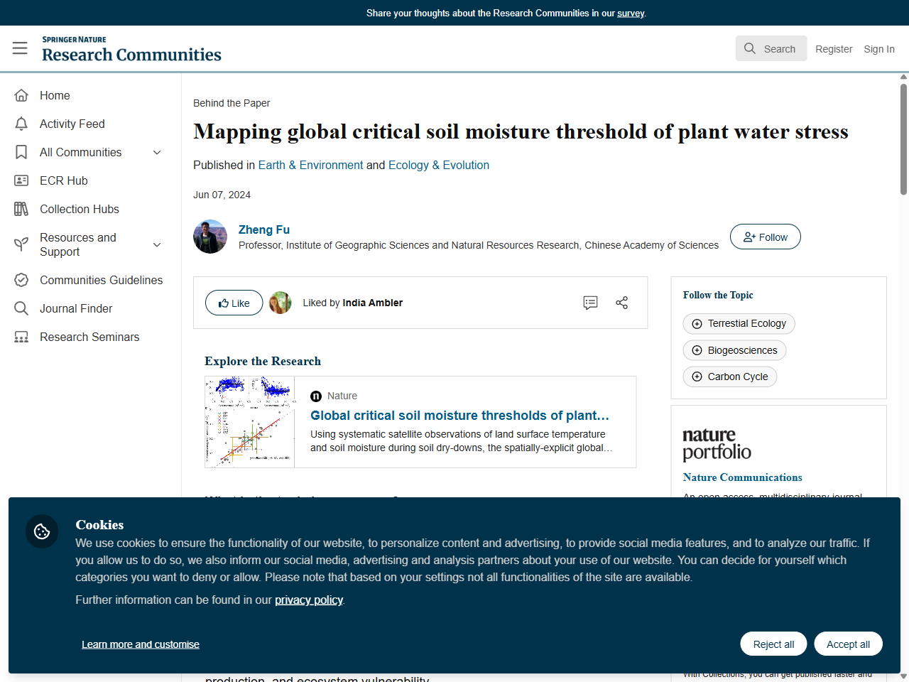 Preview of Mapping global critical soil moisture threshold of plant water stress ..., accessed August 9, 2025