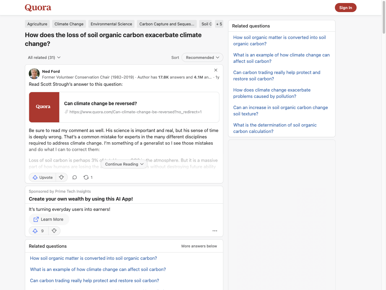 Preview of How does the loss of soil organic carbon exacerbate climate change? - Quora, accessed August 5, 2025, 