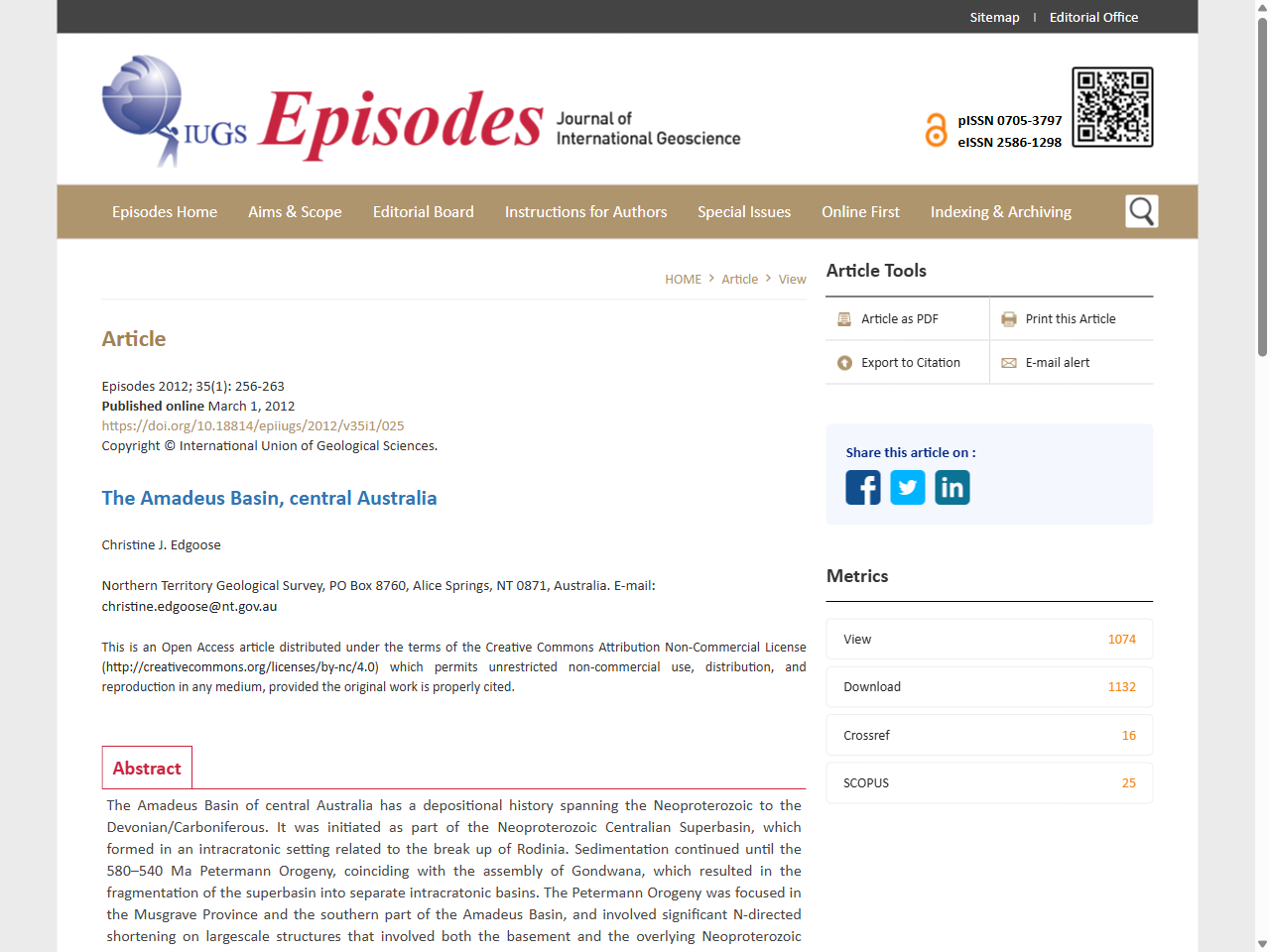 Preview of The Amadeus Basin, central Australia - episodes.org, accessed August 3, 2025,