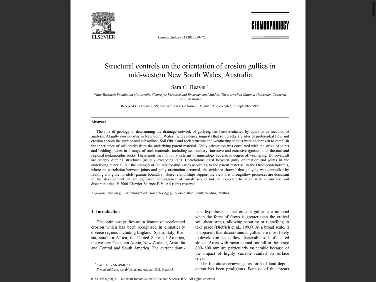 Preview of Annual and decadal variation of sediment yield in Australia, and some global comparisons, accessed August 1, 2025,