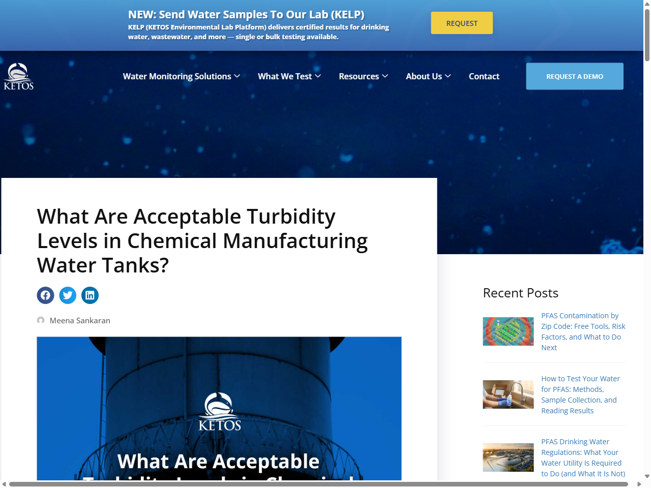 Preview of NHMRC. (2011). Australian Drinking Water Guidelines - Part 5 Physical and Chemical Characteristics: Turbidity.