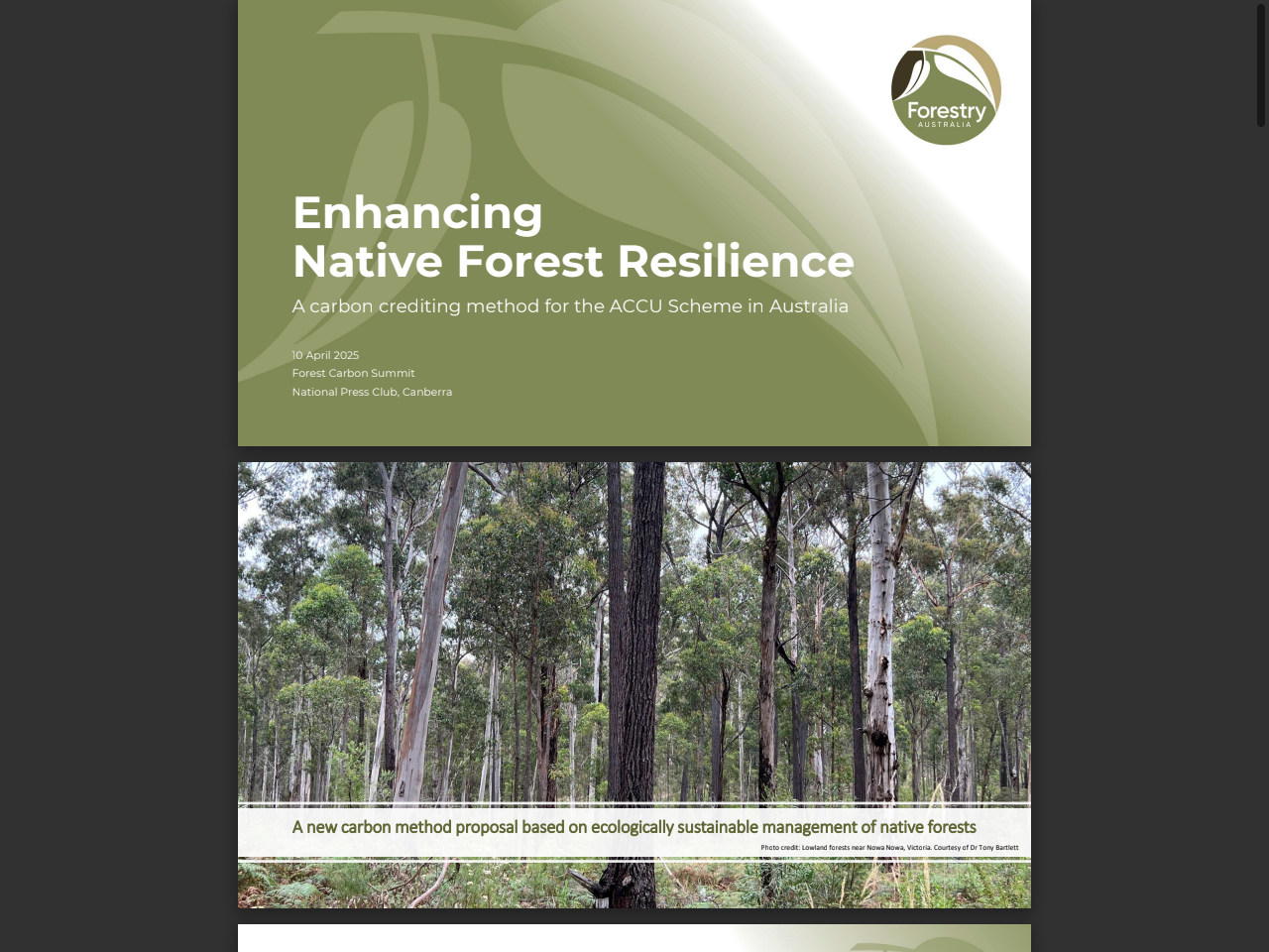 Preview of Sustainable Forestry – Protecting Australia's Forest Dwelling Wildlife, accessed on May 27, 2025,