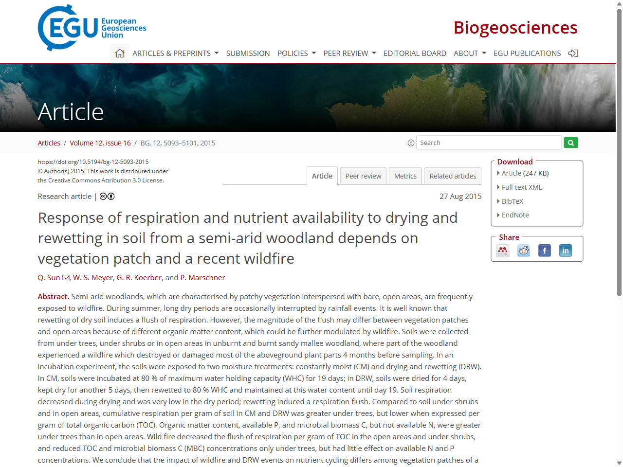 Preview of The Biogeography of Soil Bacteria in Australia Exhibits Greater Resistance to Climate Change Than Fungi - PubMed Central