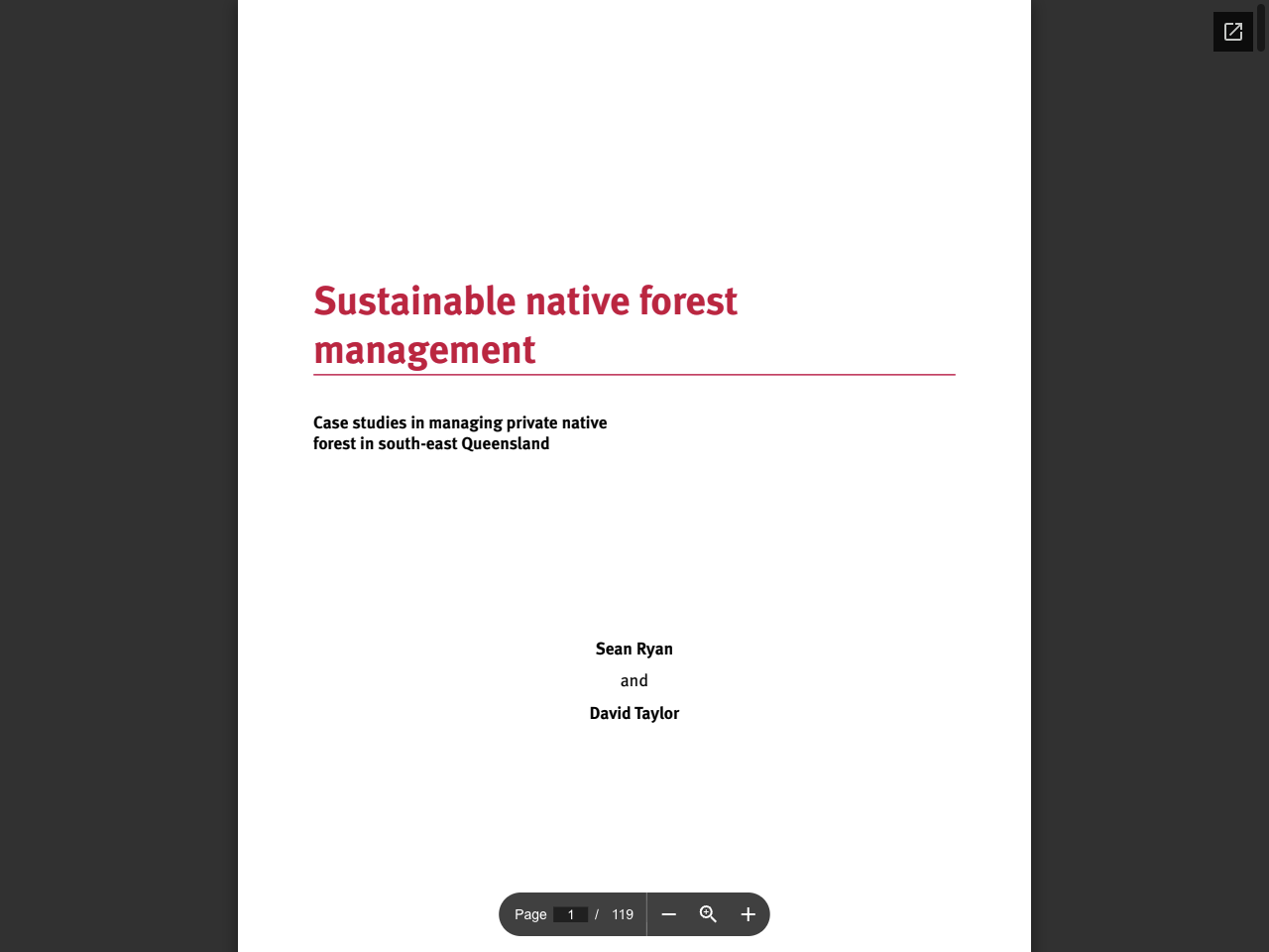 Preview of Sustainable native forest management, accessed July 12, 2025,