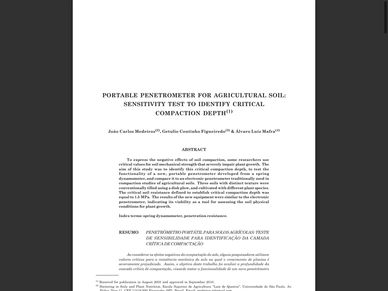 Preview of The effects of compaction and soil drying on penetrometer ..., accessed August 28, 2025