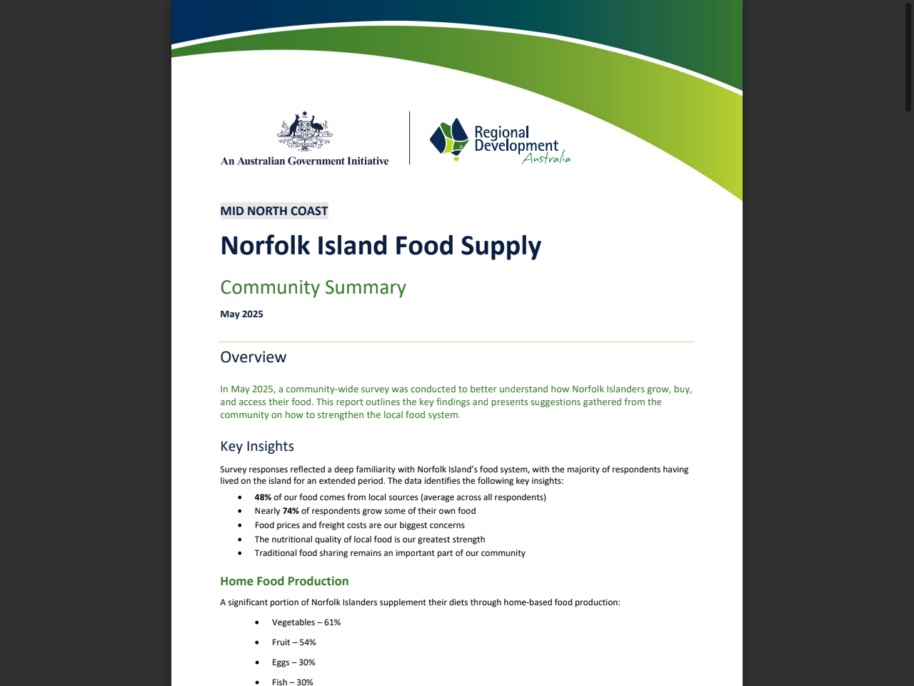 Preview of Norfolk Island Food Supply, accessed July 25, 2025, 