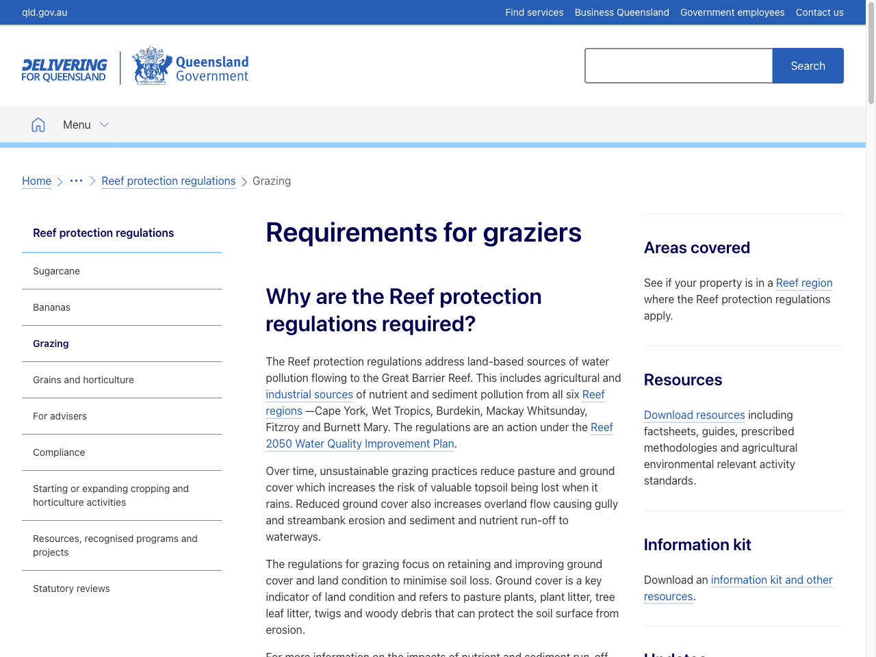 Preview of Requirements for graziers | Environment, land and water | Queensland Government, accessed July 30, 2025,