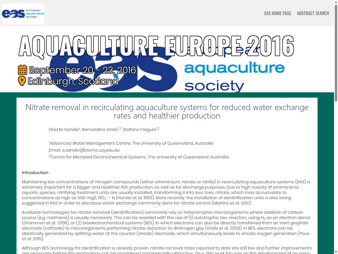 Preview of Nitrate removal in recirculating aquaculture systems for reduced water exchange rates and healthier production, accessed July 25, 2025,