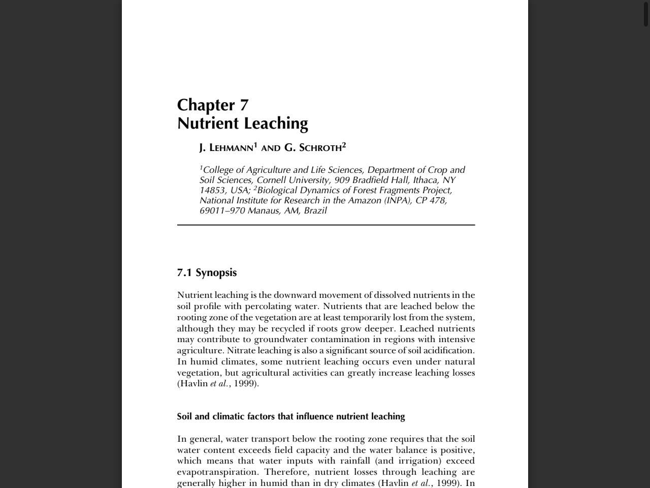 Preview of supporting sustainable development - risks and impacts of plant ...