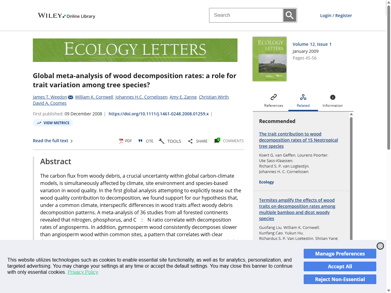 Preview of Synthesis of ecological thresholds in Australian tropical savanna ecosystems