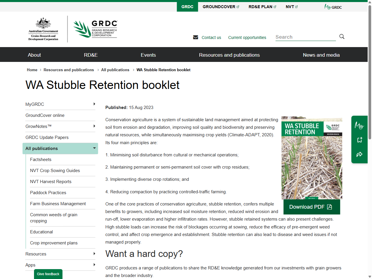 Preview of WESTERN REGION - GRDC, accessed July 8, 2025, 