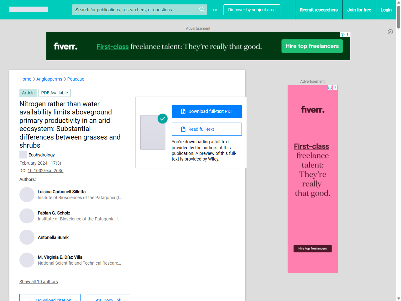 Preview of Different nitrogen saturation thresholds for above-, below-, and total ..., accessed July 26, 2025, 