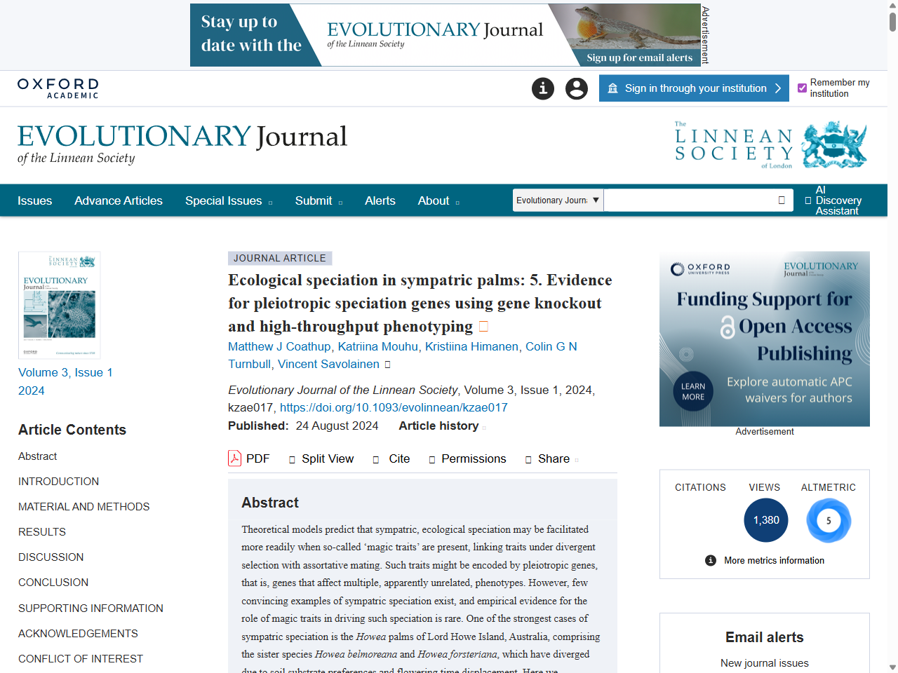 Preview of On Soil and Speciation - In Defense of Plants, accessed July 30, 2025,