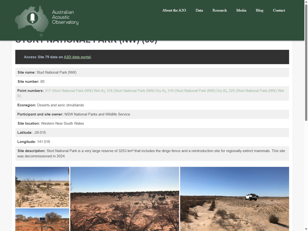 Preview of Bon Bon Station (2) - Australian Acoustic Observatory, accessed August 28, 2025