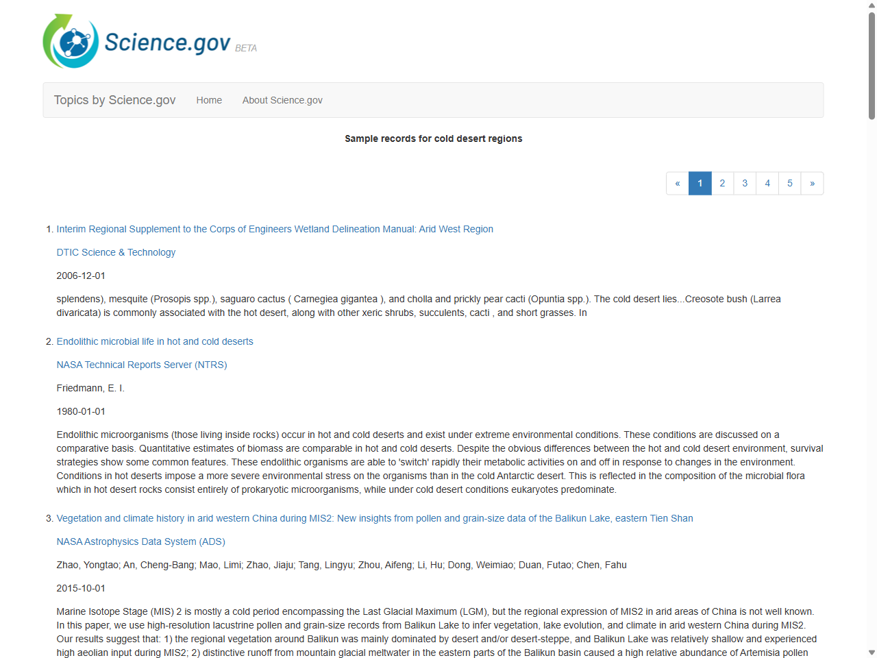 Preview of cold desert regions: Topics by Science.gov, accessed July 27, 2025,