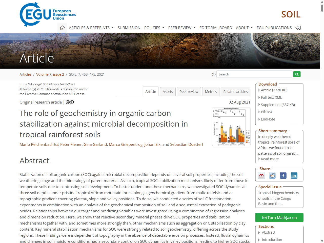 Preview of Soil organic carbon and nitrogen sequestration and turnover in aggregates under subtropical leucaena–grass pastures - CSIRO Publishing, accessed July 19, 2025
