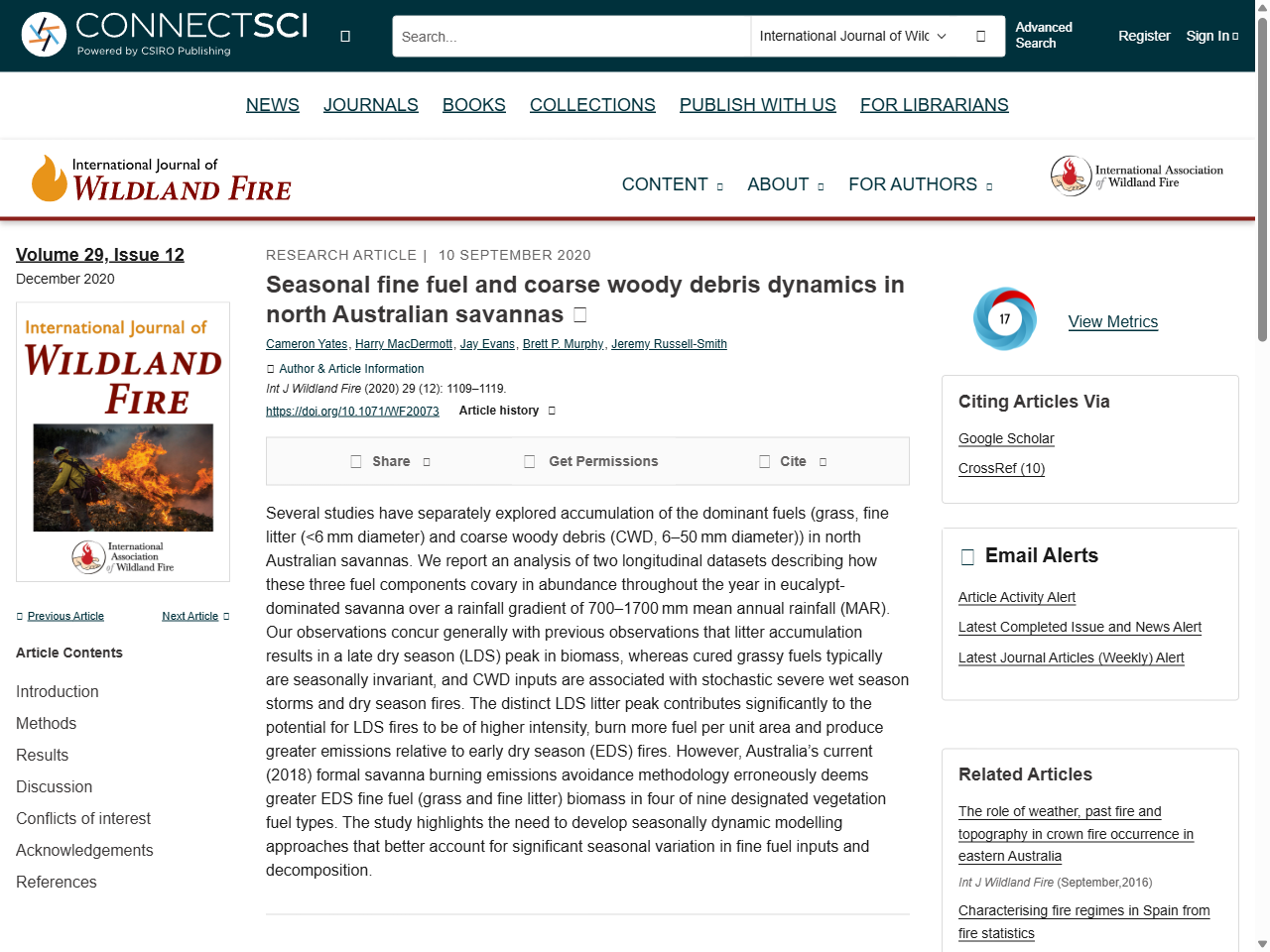 Preview of Influence of Fire Mosaics, Habitat Characteristics and Cattle Disturbance on Mammals in Fire-Prone Savanna Landscapes of the Northern Kimberley - PubMed Central