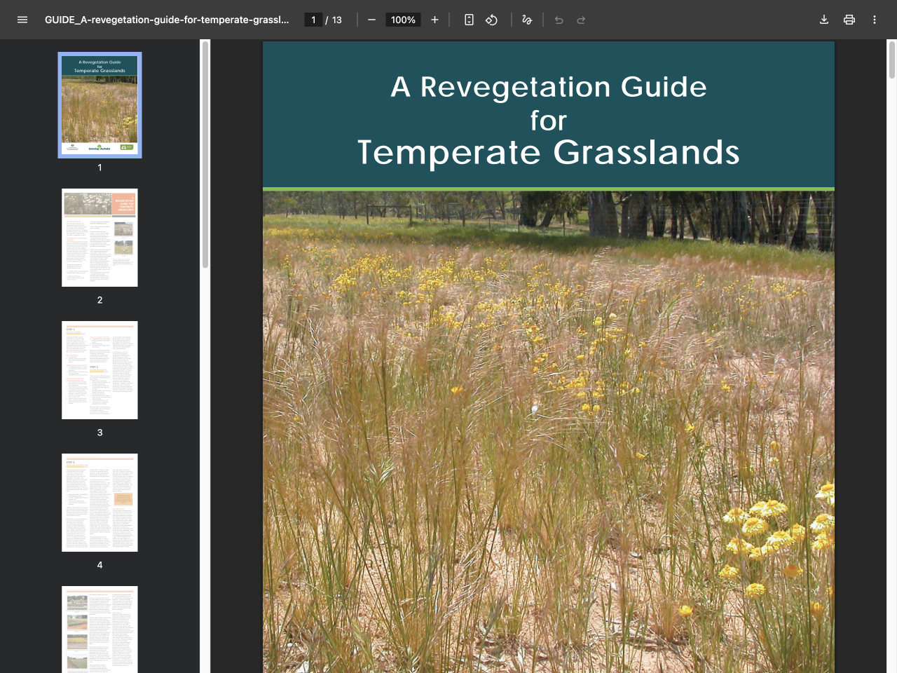 Preview of Temperate Grasslands - Greening Australia, accessed August 4, 2025