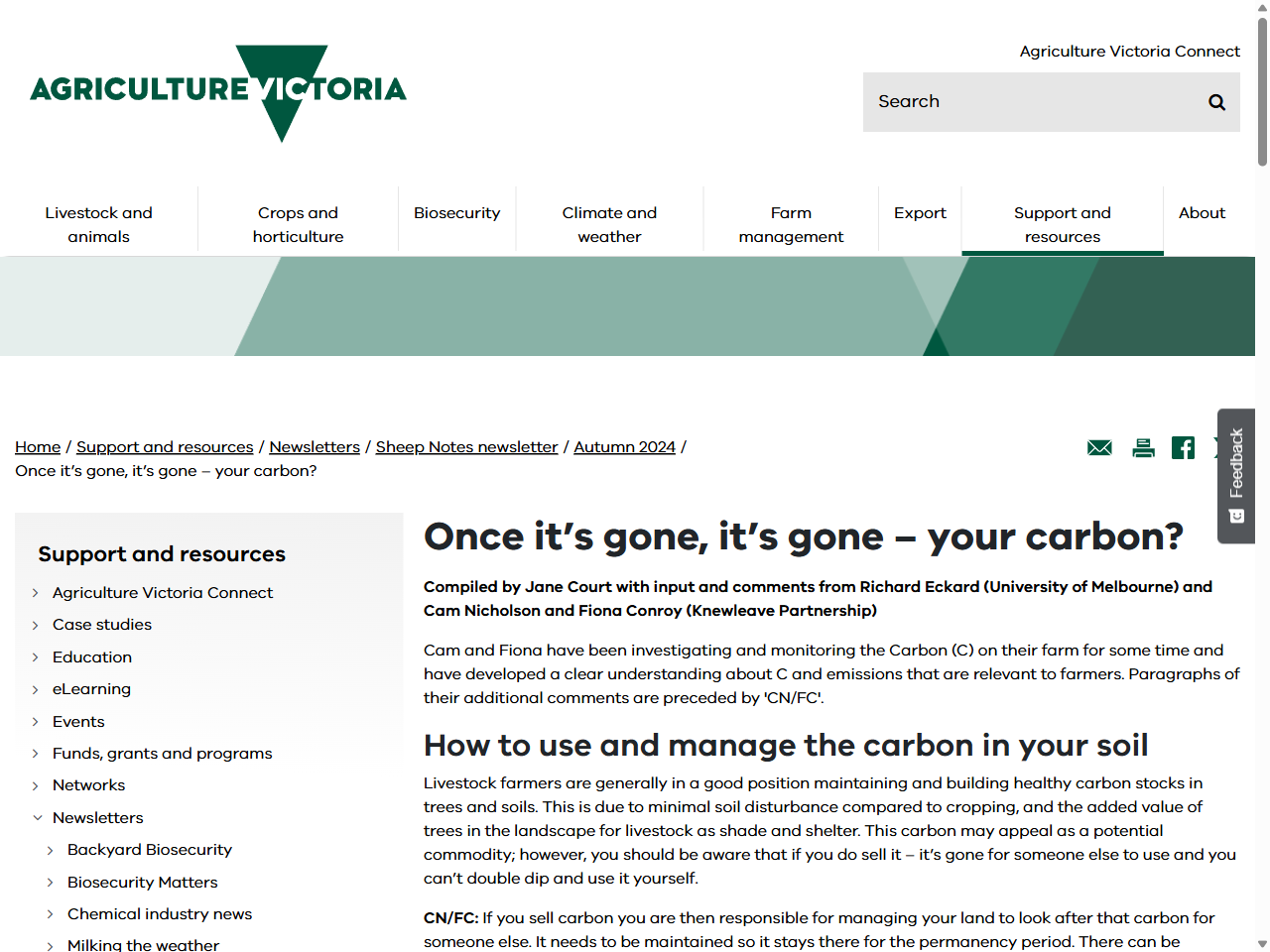 Preview of Soil organic carbon in cropping and pasture systems of Victoria ...