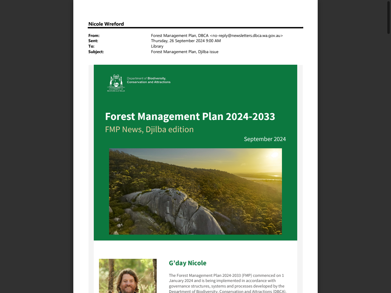Preview of Forest Management Plan 2024-2033 - DBCA Library, accessed May 15, 2025,