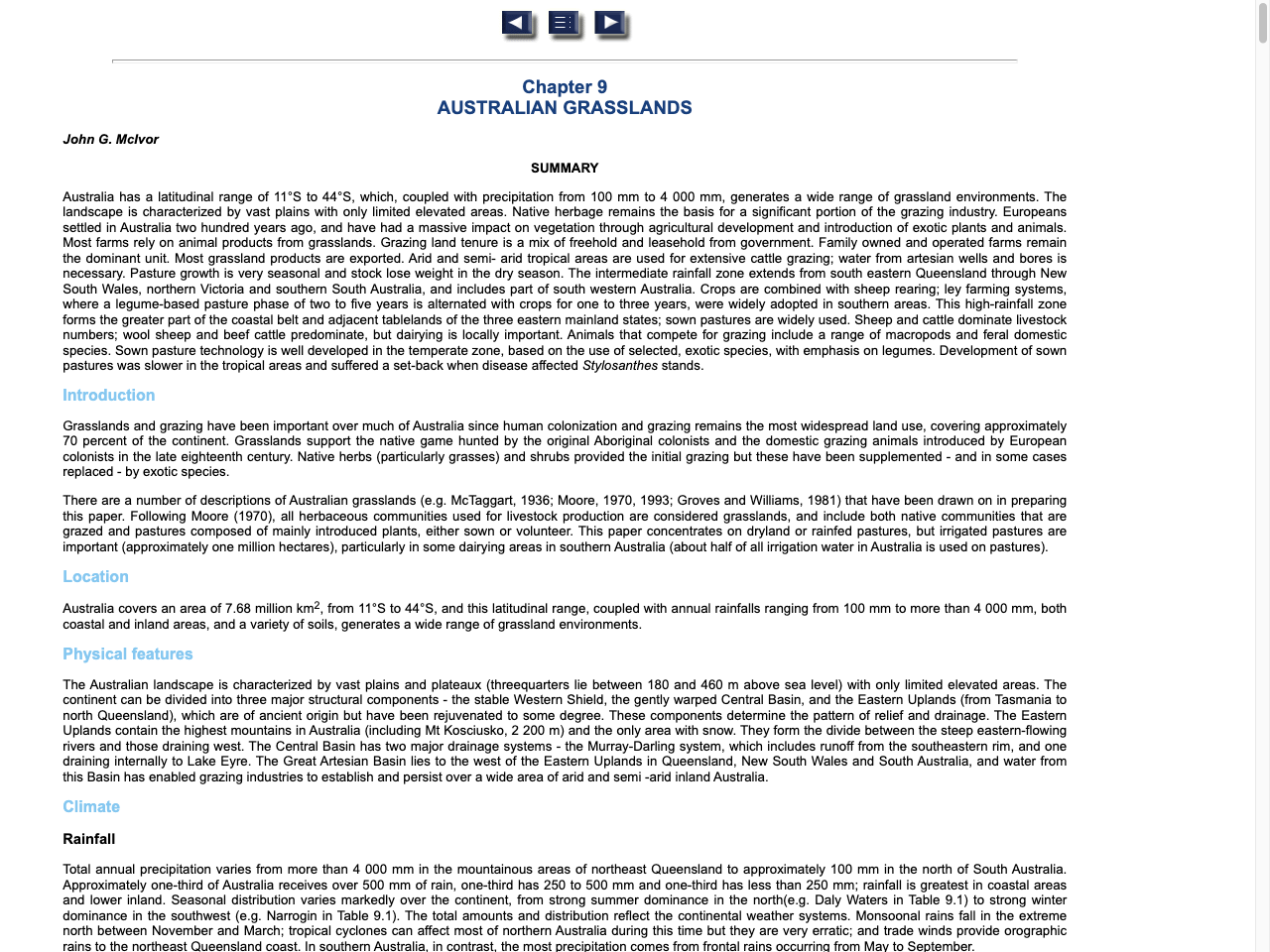 Preview of Chapter 9 AUSTRALIAN GRASSLANDS - Food and Agriculture Organization of the United Nations, accessed August 5, 2025, 