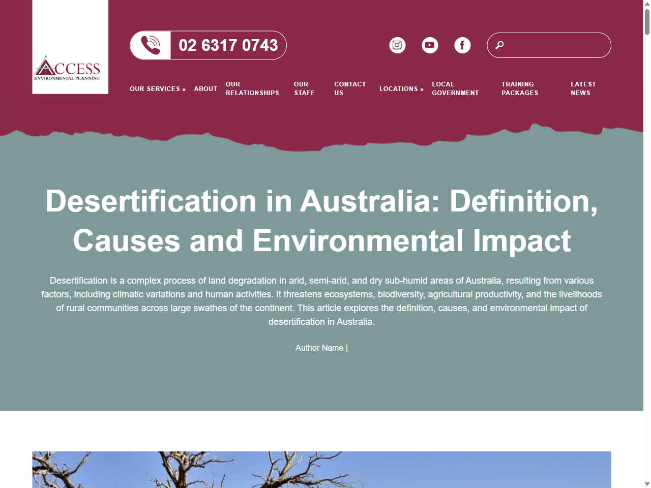 Preview of Desertification in Australia: Definition, Causes and Environmental Impact - Access EP, accessed July 13, 2025,