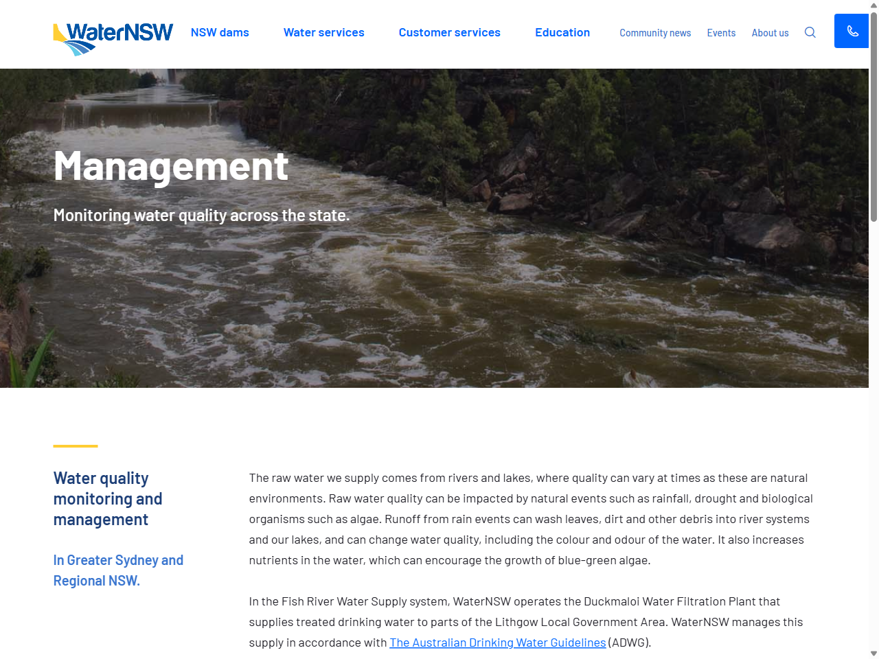 Preview of Management - WaterNSW, accessed July 21, 2025,