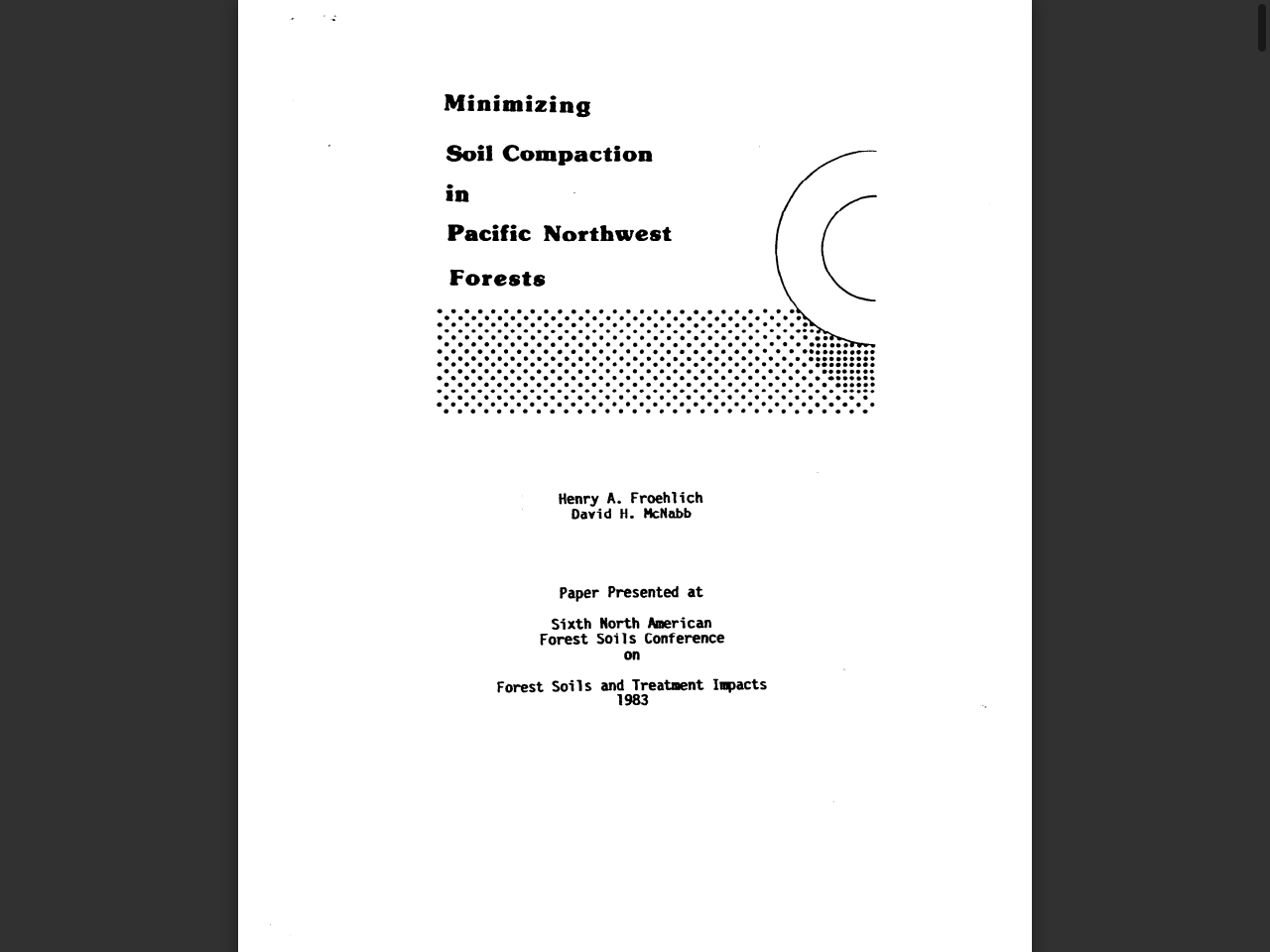 Preview of Minimizing Soil Compaction in Pacific Northwest Forests, accessed August 9, 2025, 