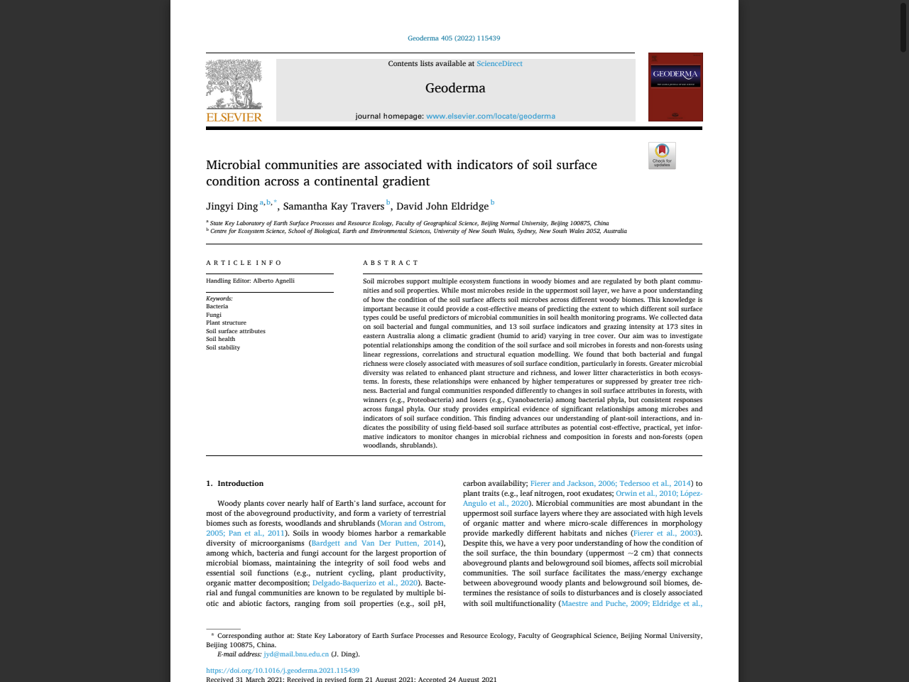 Preview of Soil condition | NSW State of the Environment, accessed July 22, 2025