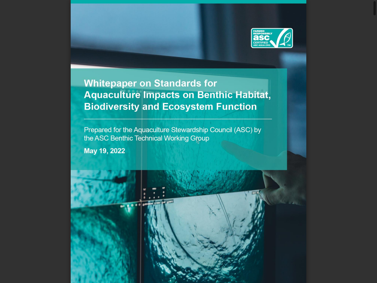 Preview of © Aquaculture Stewardship Council Foundation 2022 1, accessed August 10, 2025