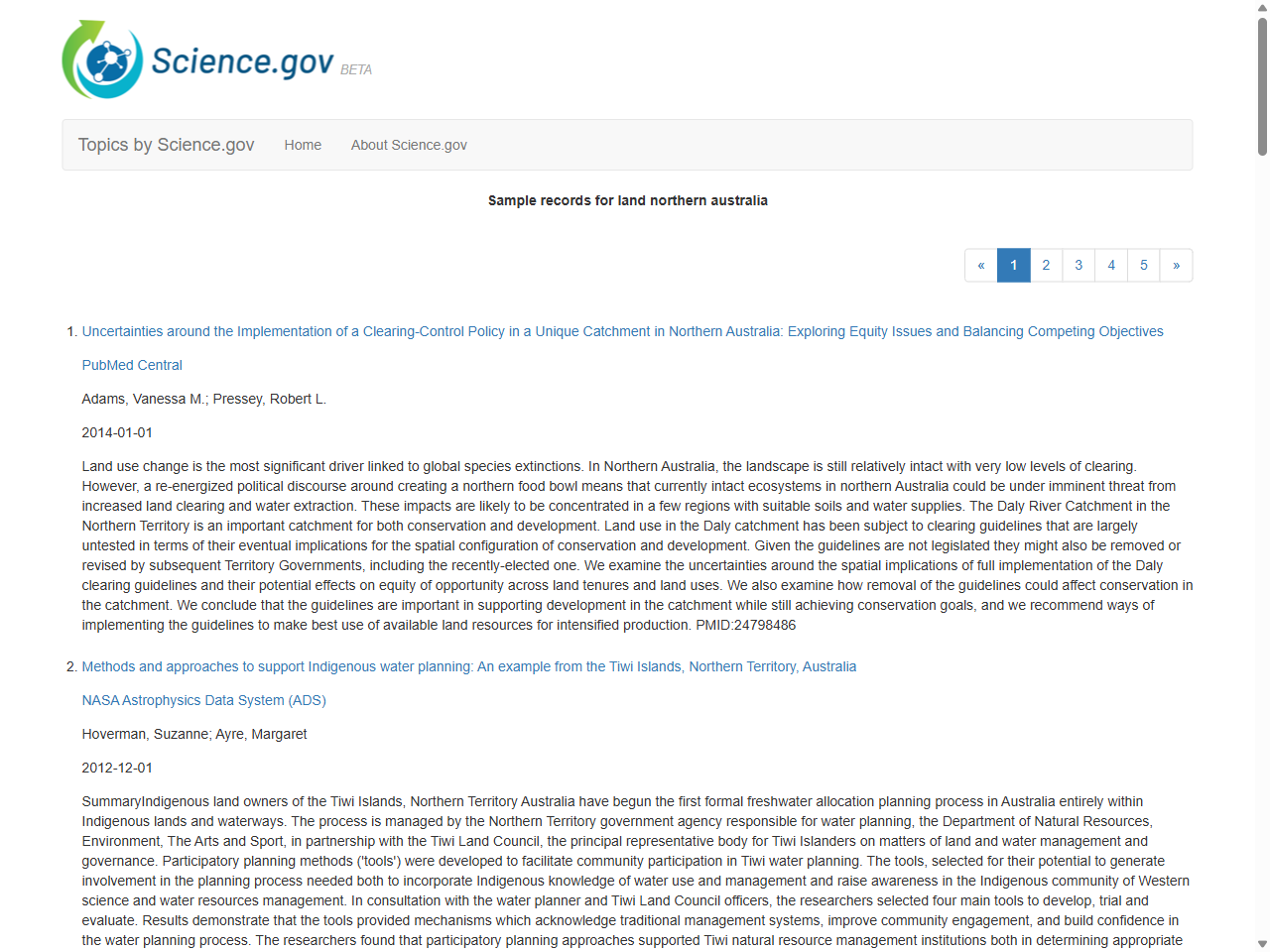 Preview of land northern australia: Topics by Science.gov, accessed May 10, 2025, 