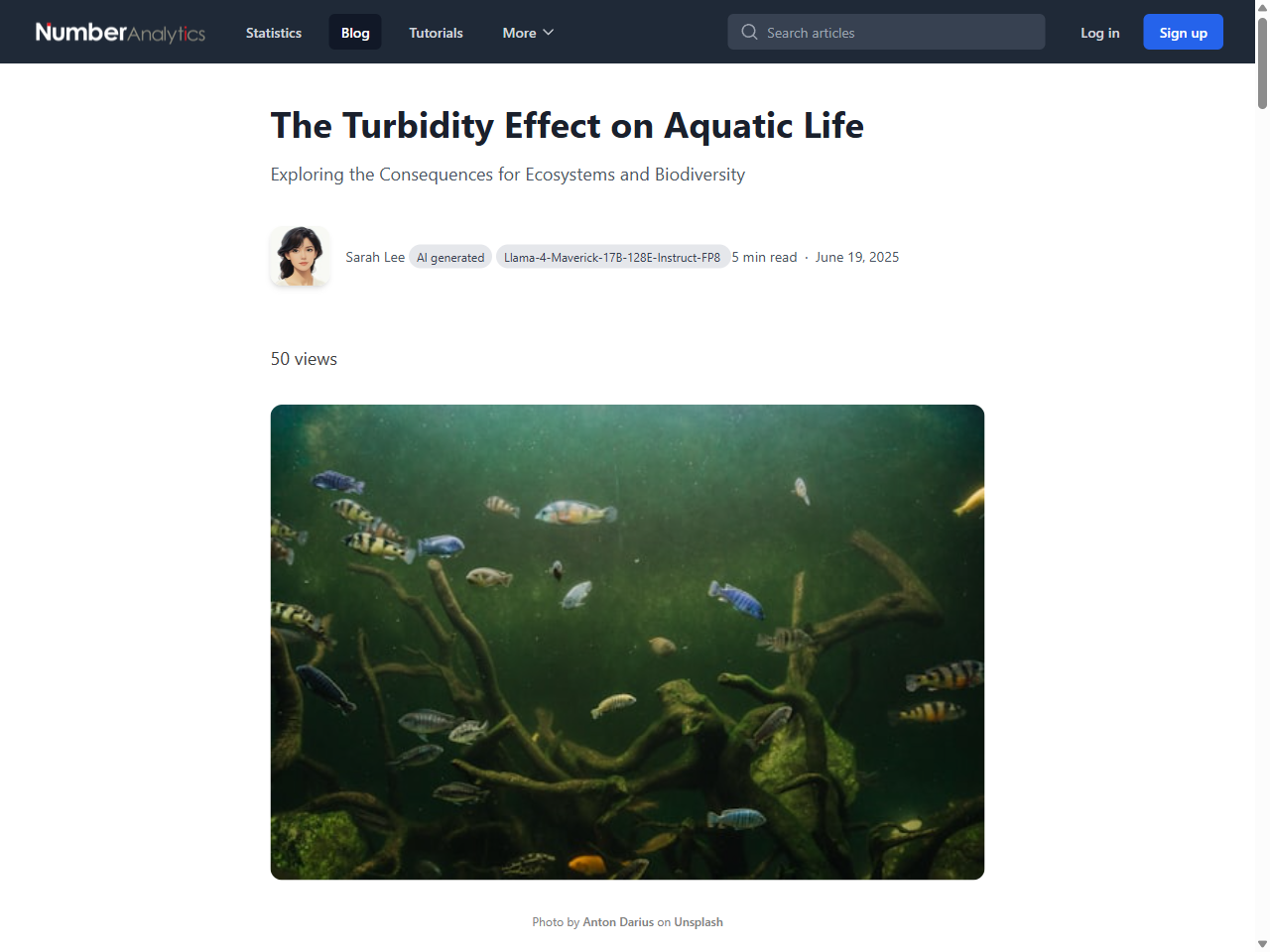 Preview of The Turbidity Effect on Aquatic Life - Number Analytics, accessed July 12, 2025,