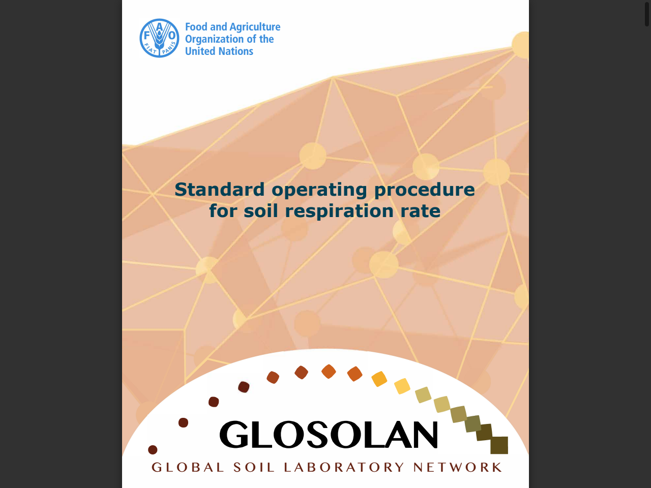 Preview of Standard operating procedure for soil respiration rate, accessed August 28, 2025,