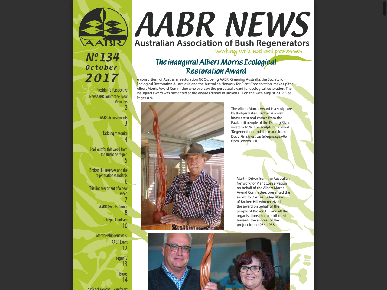 Preview of working with natural processes - Australian Association of Bush Regenerators, accessed July 13, 2025
