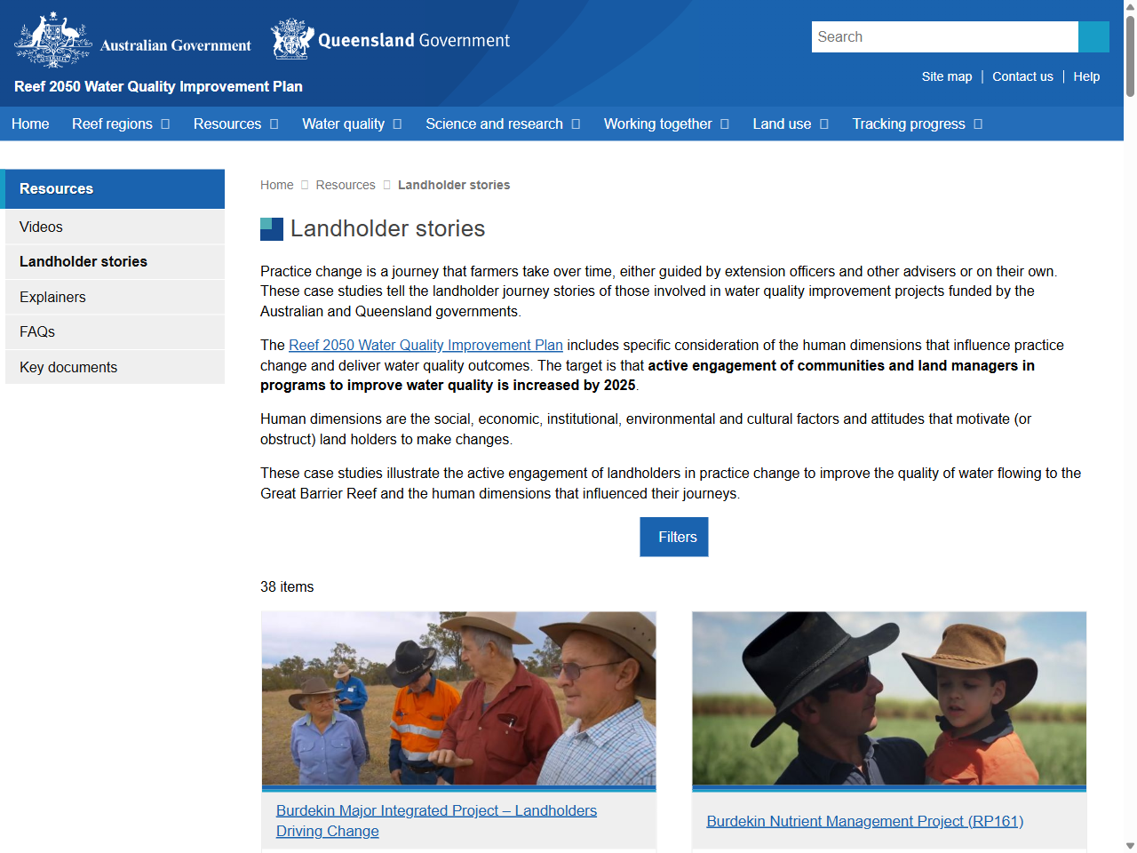 Preview of Landholder stories | Reef 2050 Water Quality Improvement Plan, accessed July 18, 2025,
