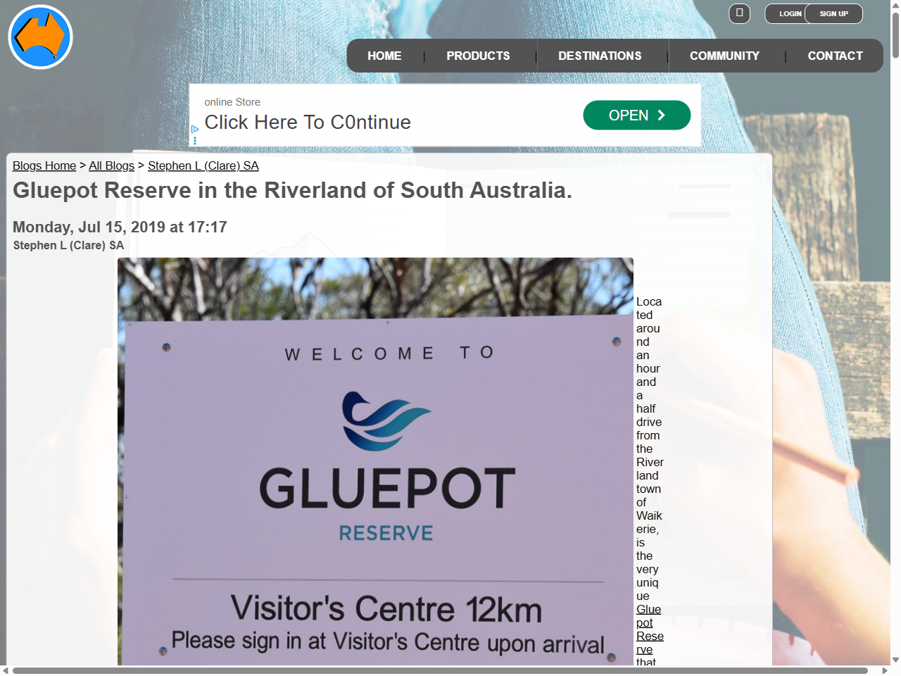 Preview of Gluepot Reserve in the Riverland of South Australia. - ExplorOz, accessed July 15, 2025