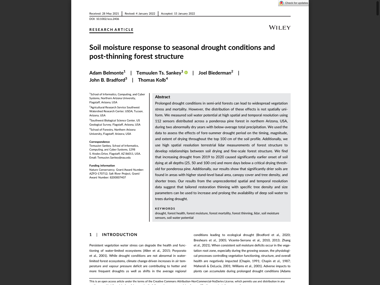 Preview of Transpiration of Eucalyptus woodlands across a natural gradient of depth-to-groundwater, accessed July 15, 2025, 