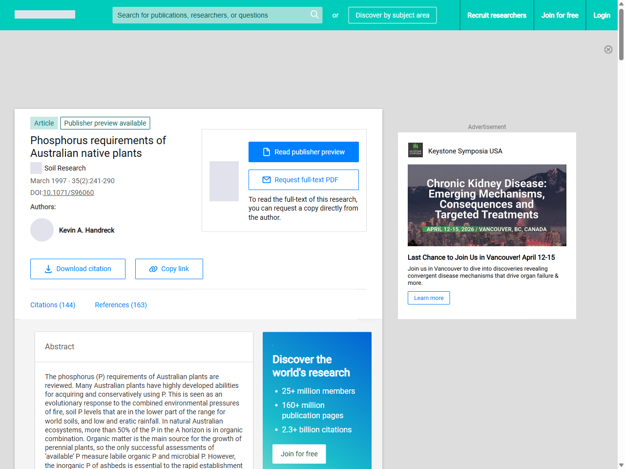 Preview of Phosphorus requirements of Australian native plants - ResearchGate, accessed August 4, 2025