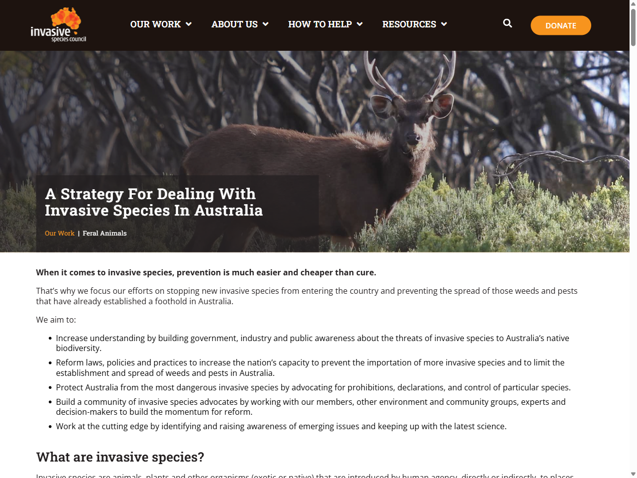 Preview of A strategy for dealing with invasive species in Australia, accessed August 12, 2025,