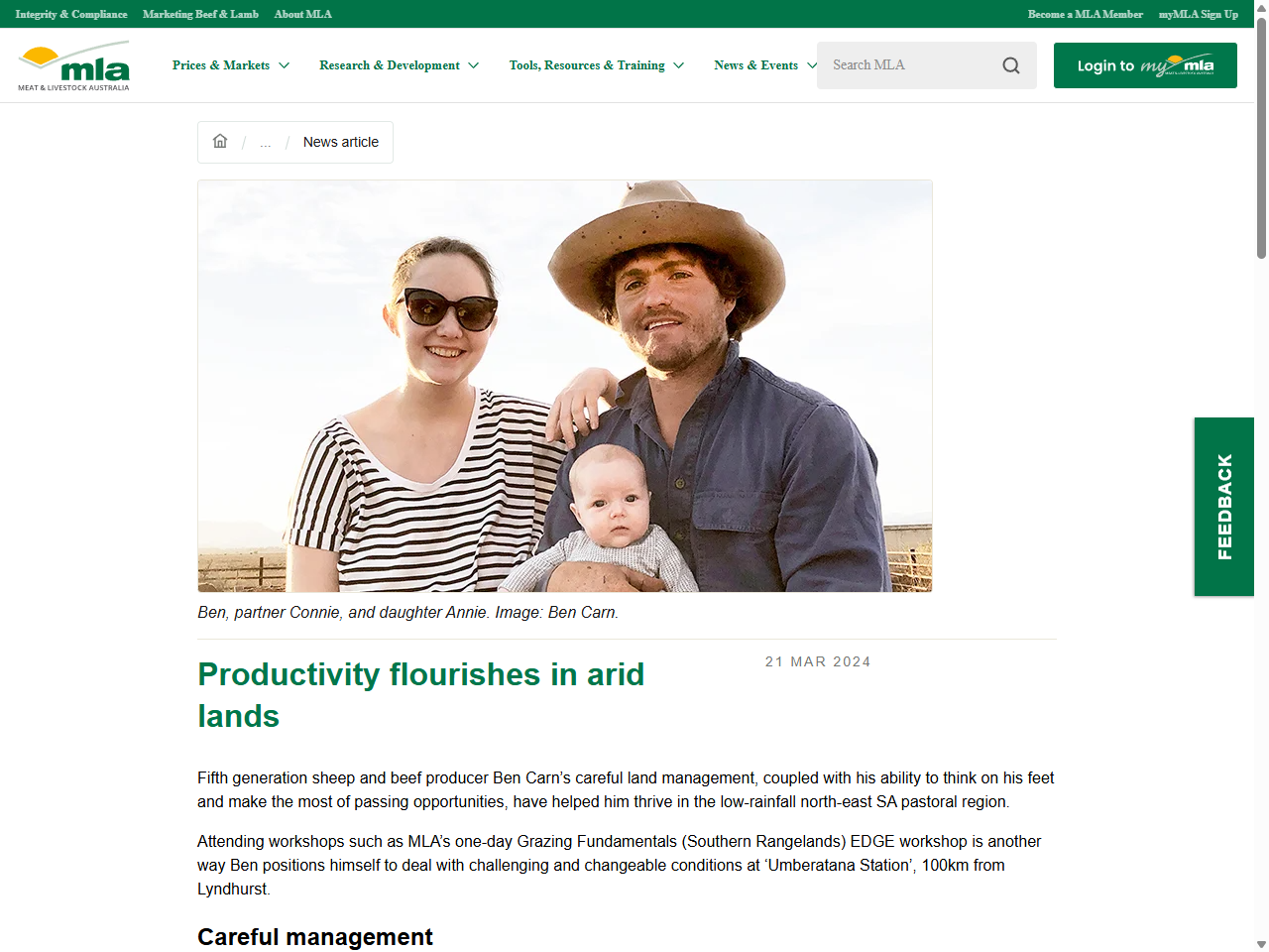 Preview of 2025 National Landcare Awards, accessed July 19, 2025